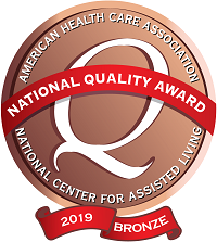 National Quality Award – Bronze winner from the American Health Care Association